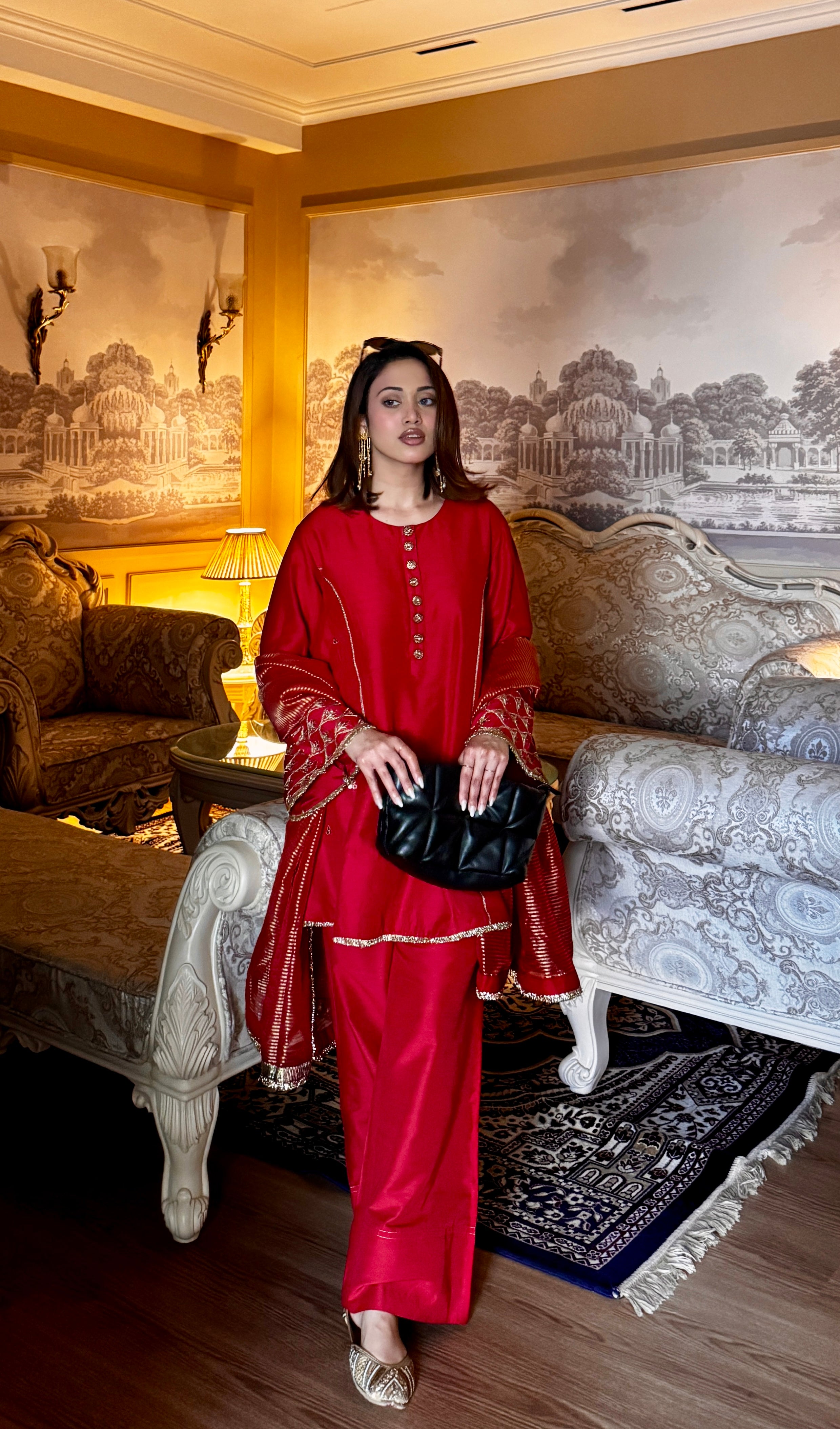 ISHITA SANDHU IN AAROH CHOGHA SET