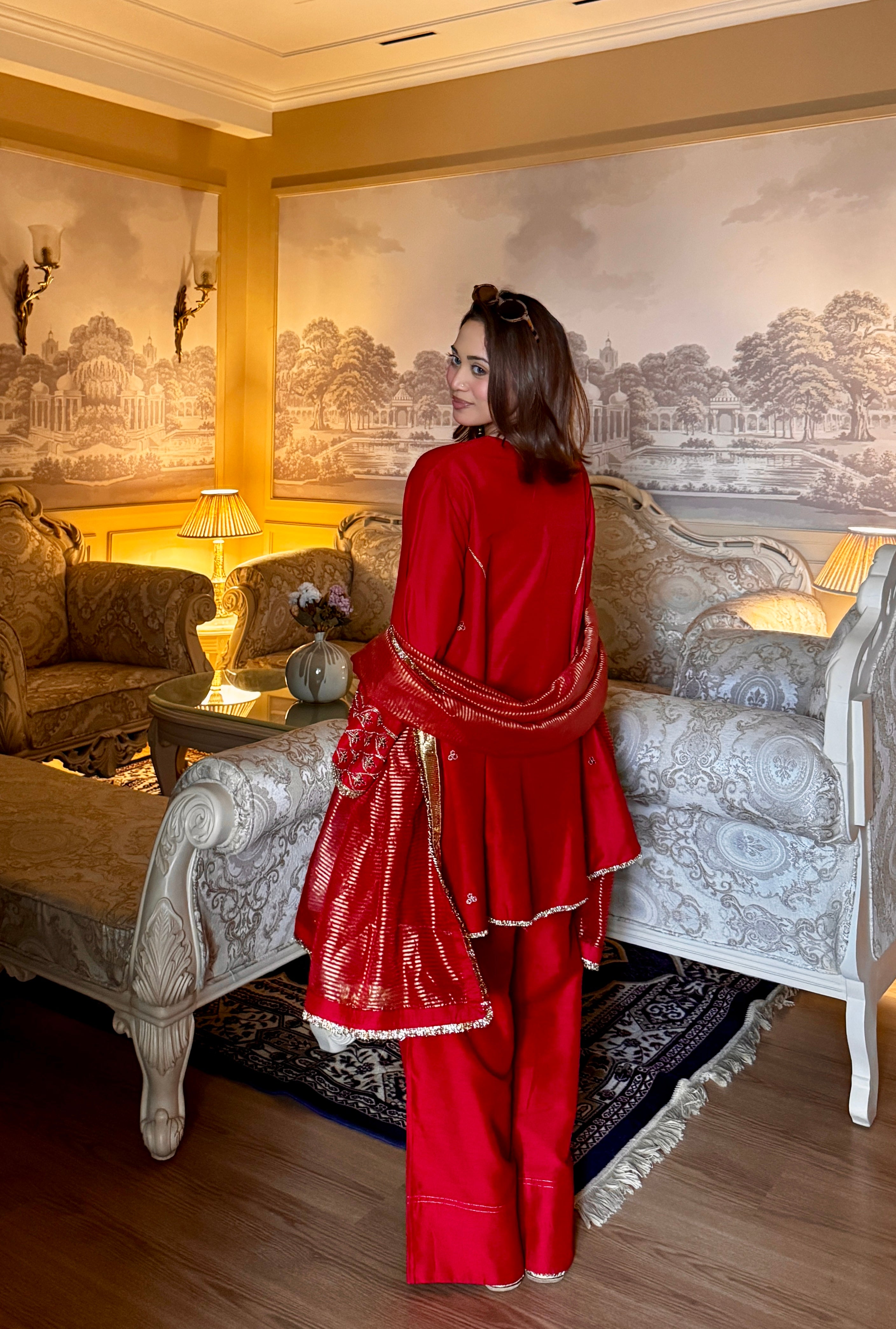 ISHITA SANDHU IN AAROH CHOGHA SET