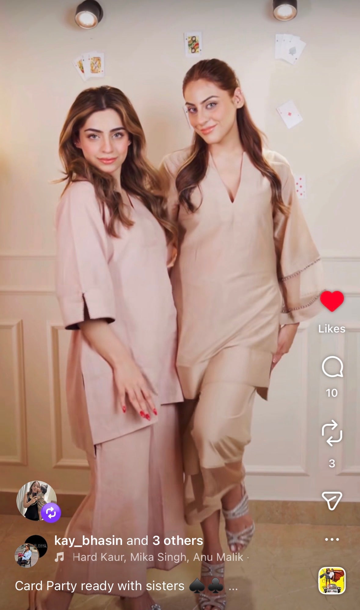 YANA BHASIN & KRITIKA BHASIN IN ZIYA CO-ORD SET