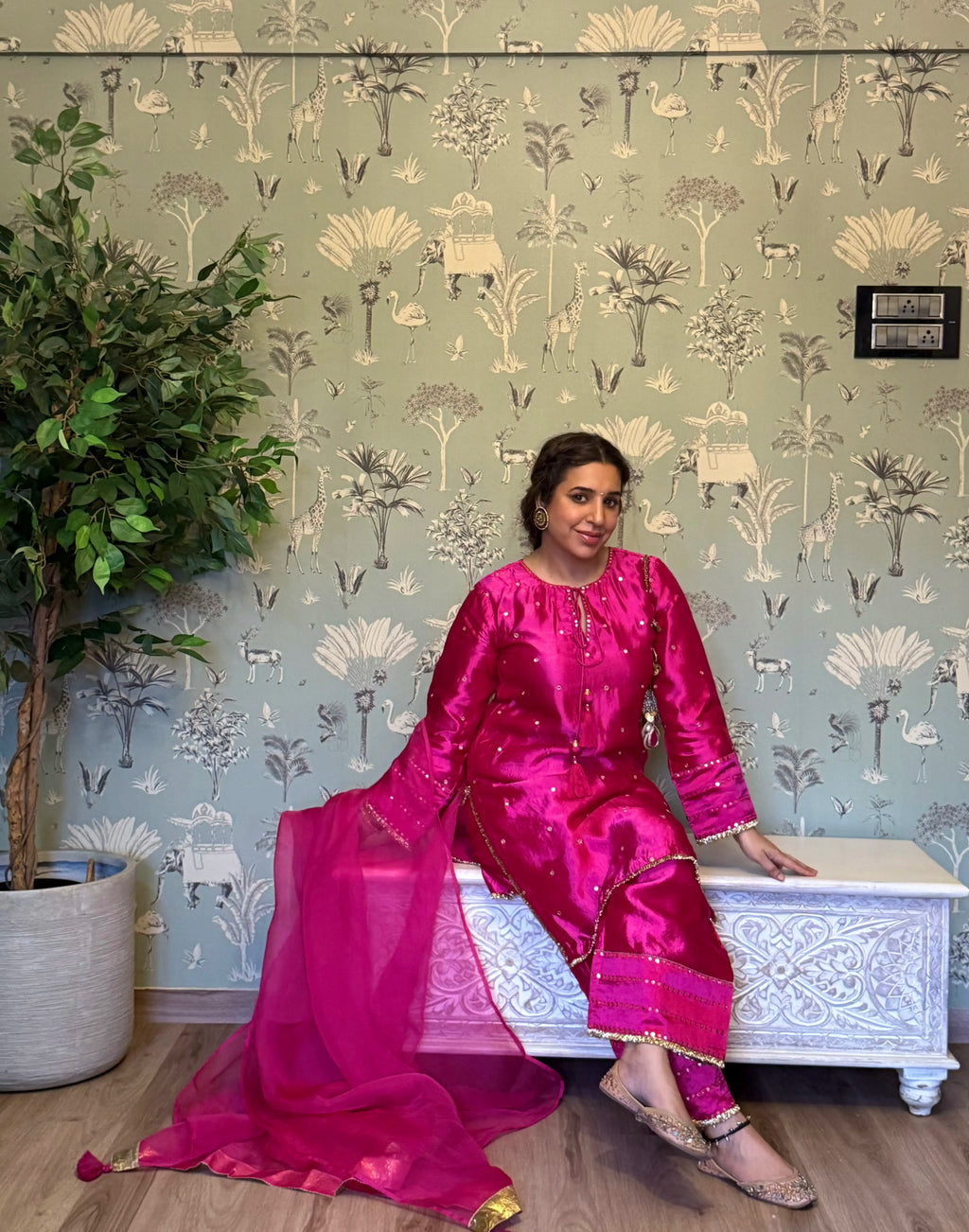 SILKEENA IN GULBARG KURTA SET