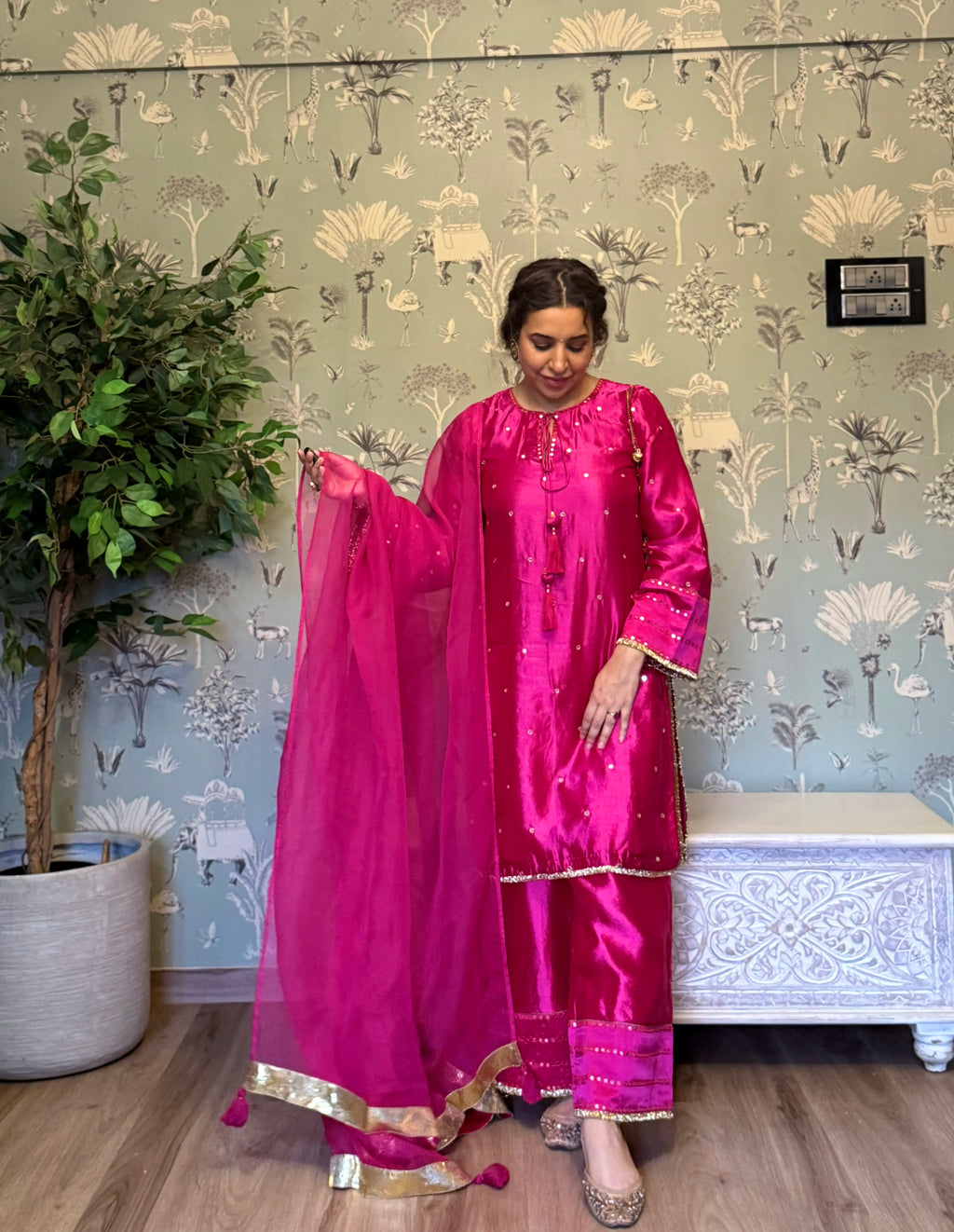 SILKEENA IN GULBARG KURTA SET