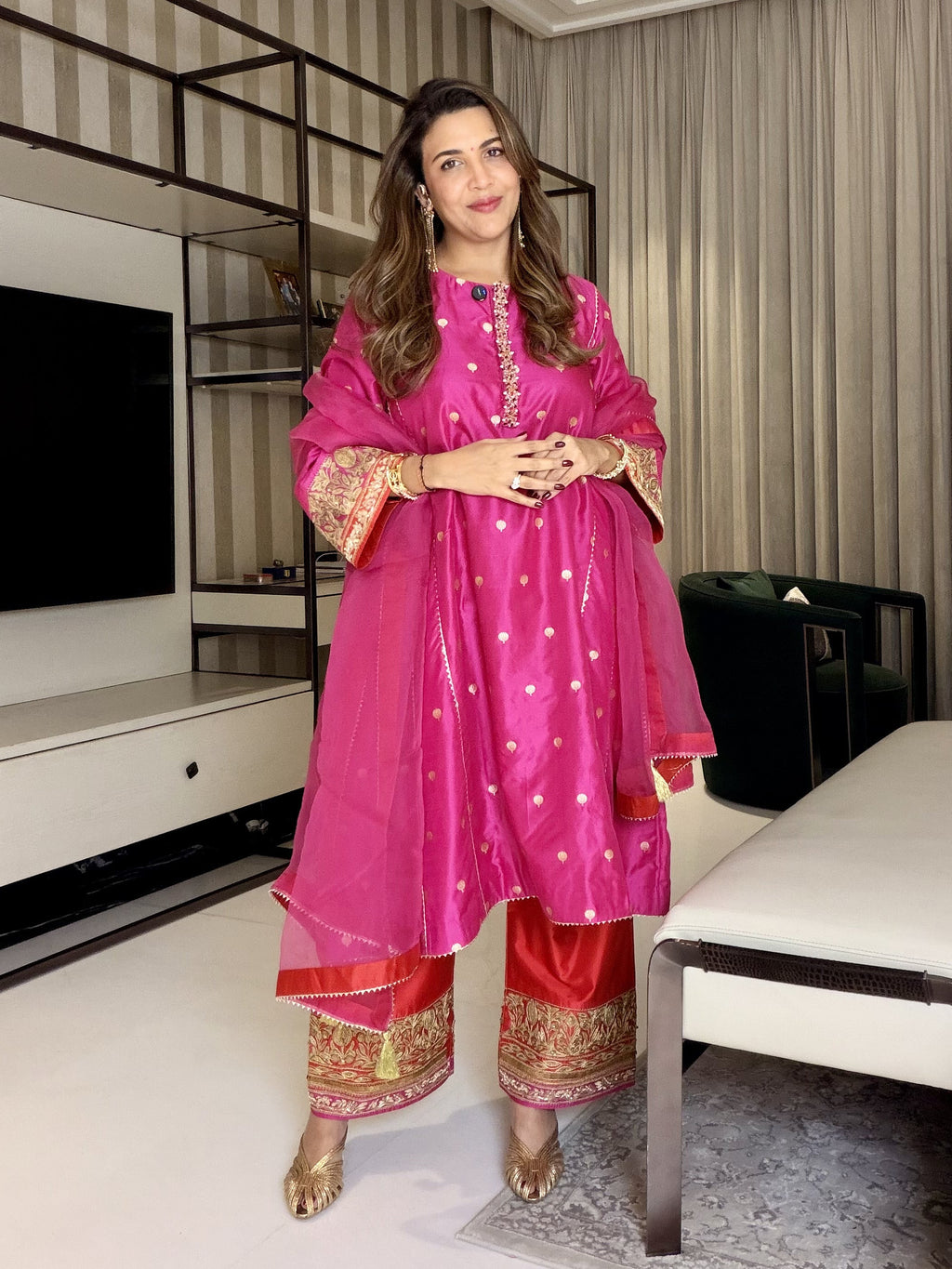 HARJEET IN RUHAANI CHOGHA SET