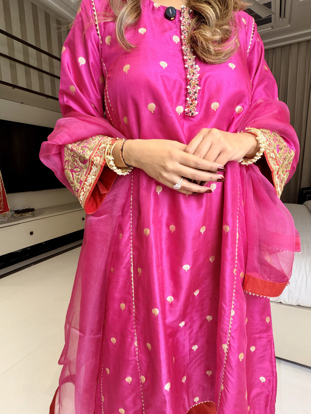 HARJEET IN RUHAANI CHOGHA SET