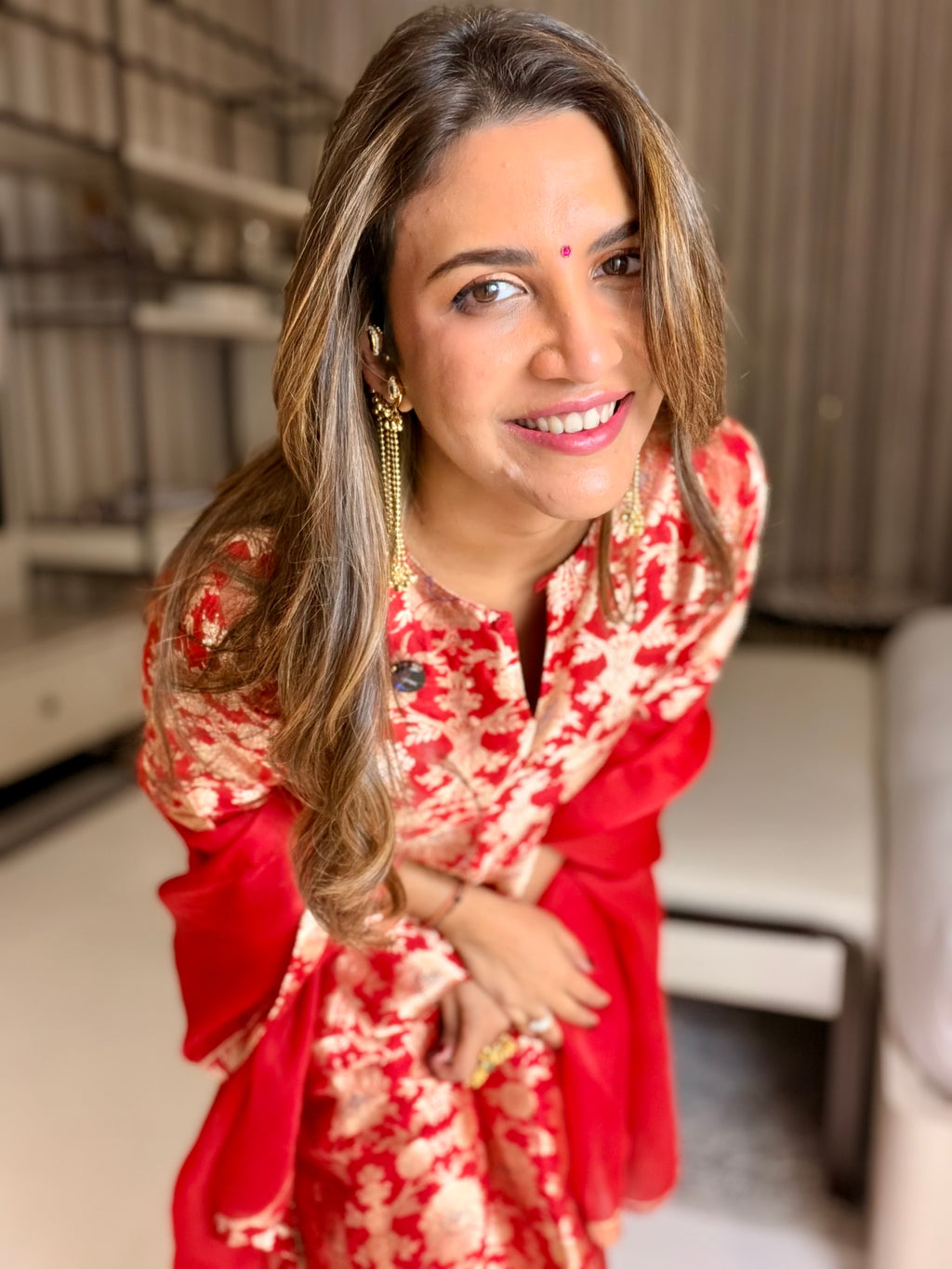 HARJEET IN MEHER KURTA SET