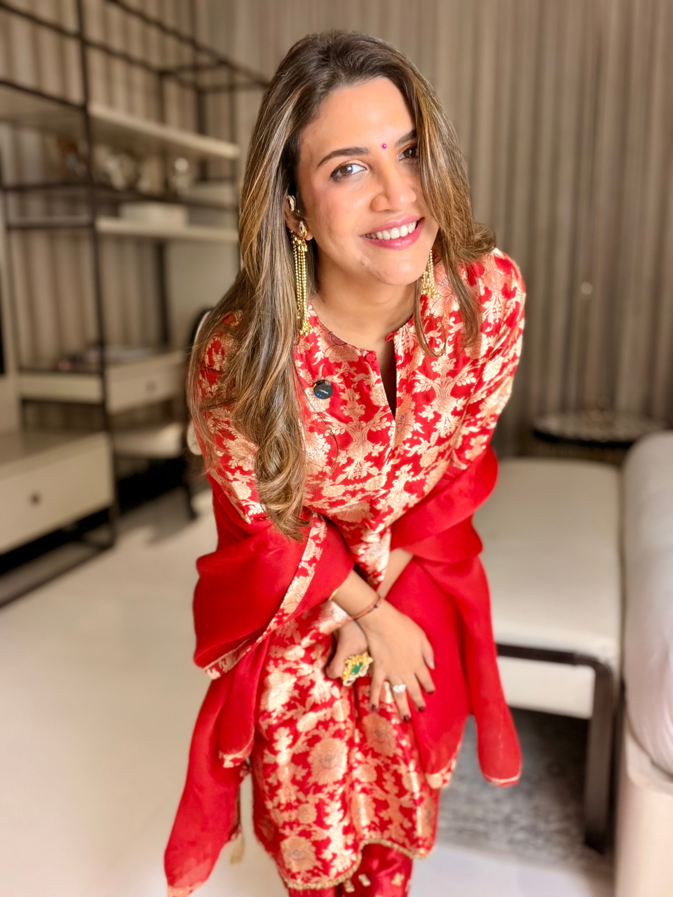 HARJEET IN MEHER KURTA SET