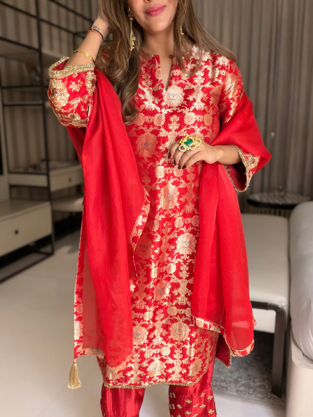 HARJEET IN MEHER KURTA SET