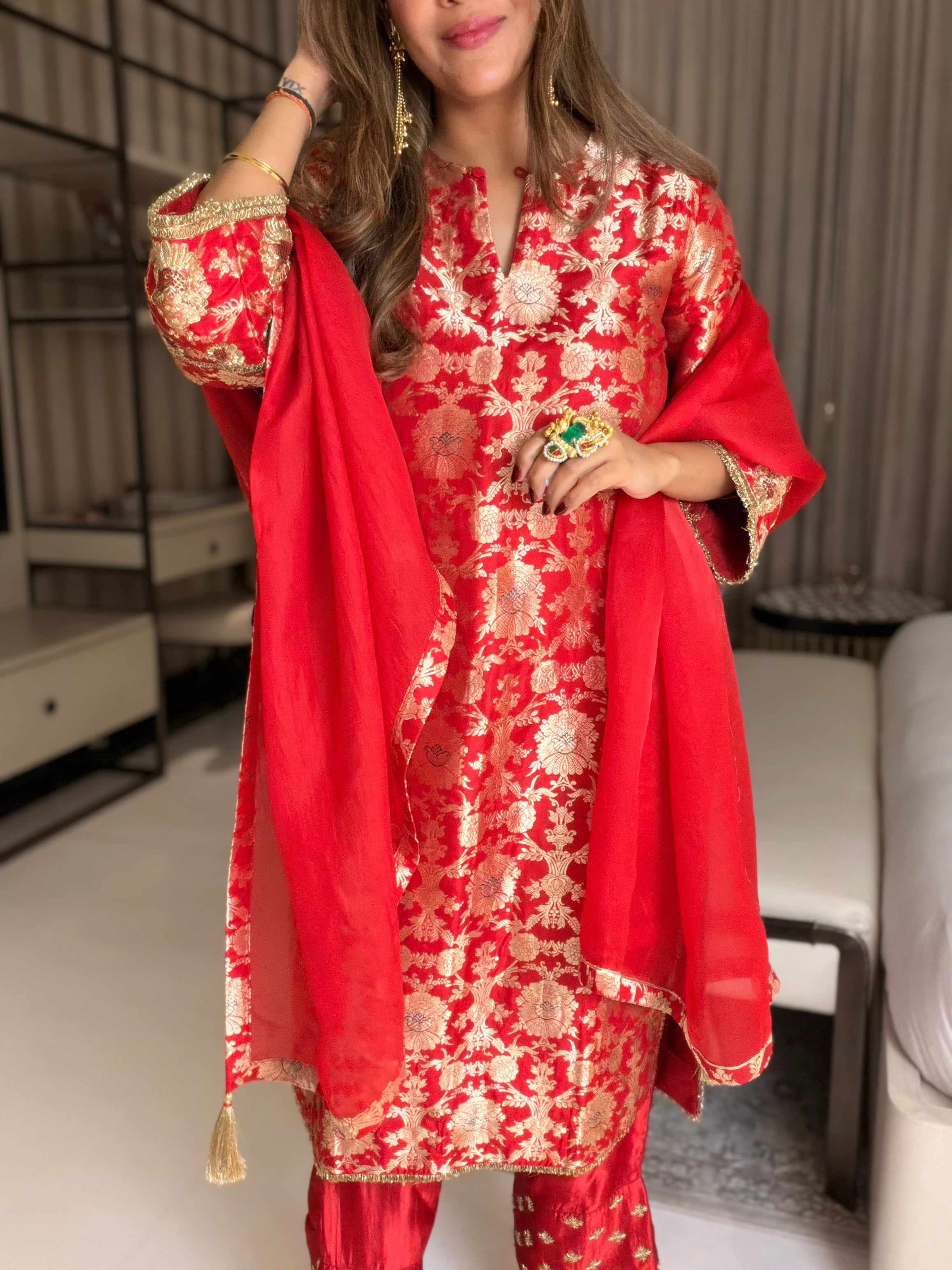HARJEET IN MEHER KURTA SET