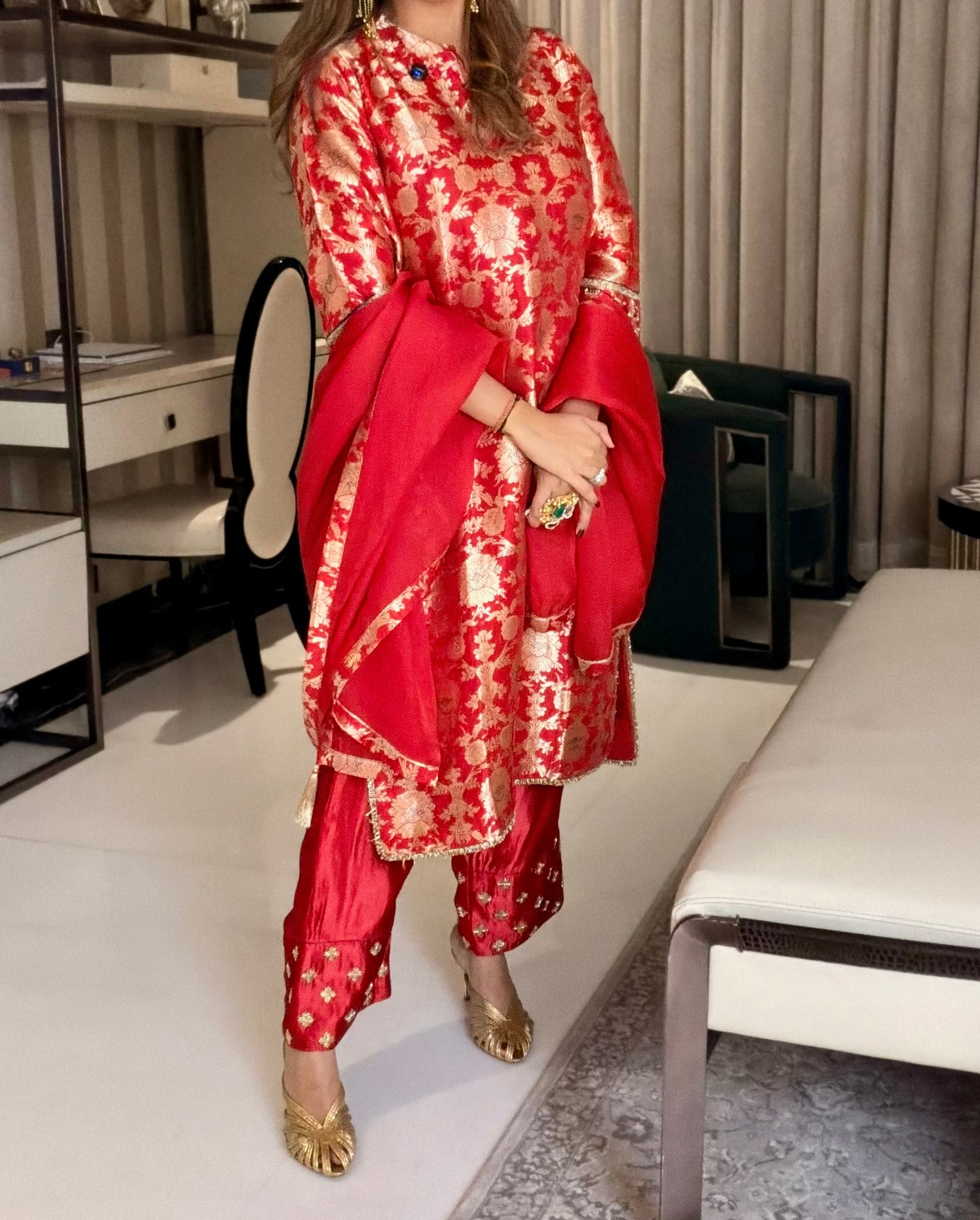 HARJEET IN MEHER KURTA SET